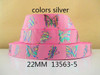 7/8"(22mm) Cartoon owl butterfly high quality printed polyester ribbon 5 yards,DIY handmade materials,wedding gift wrap,5Yc1648