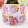 7/8" Kawaii unicorn Ribbon For Diy Hairbow headwear printed grosgrain ribbon gift decoration ribbons