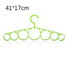 7 Ring Hole Round Tie European Clothes Scarves Storage Rack Cloth Rotate Save Space Closet Organizer Scarf Hanger Hangers