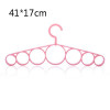 7 Ring Hole Round Tie European Clothes Scarves Storage Rack Cloth Rotate Save Space Closet Organizer Scarf Hanger Hangers