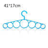 7 Ring Hole Round Tie European Clothes Scarves Storage Rack Cloth Rotate Save Space Closet Organizer Scarf Hanger Hangers