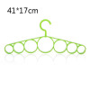 7 Ring Hole Round Tie European Clothes Scarves Storage Rack Cloth Rotate Save Space Closet Organizer Scarf Hanger Hangers