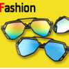 7 Colors Women  Fashion Polygonal Hollow Sunglasses Brand Designer Luxury Sun Glasses For Men Women