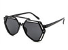 7 Colors Women  Fashion Irregular Polygonal Hollow Sunglasses Brand Desinger Luxury Sun Glasses For Men Women