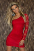 7 Colors Sexy Nightclub Dresses Summer Sexy Women's Party Evening Lace One Shoulder Mini Dress Plus Size Vestido