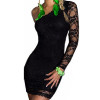 7 Colors Sexy Nightclub Dresses Summer Sexy Women's Party Evening Lace One Shoulder Mini Dress Plus Size Vestido