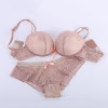 6475 Sexy Cozy Women Lace Cotton Bra Set  Embroidery Underwear Push Up Bra and Briefs