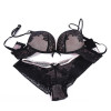 6475 Sexy Cozy Women Lace Cotton Bra Set  Embroidery Underwear Push Up Bra and Briefs