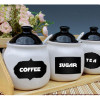 60pcs/set Bottle Sticker Kitchen Storage Bottles Jars Sticker Lable Blackboard Chalkboard for Home Wedding Party Oval Shape