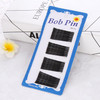 60pcs Girl Headwear Black Clips Bobby Pins Invisible Wavy Grips Salon Barrettes Hairpins Hair Accessories For Women Hairclip