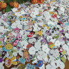 60pcs 2 Holes Assorted Random Mix white background Round and Animals Pattern Cartoons Wood Sewing Buttons Scrapbooking zmk-0001