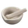 60mm Mini Porcelain Mortar and Pestle Mixing Grinding Bowl Set DIY Tool White