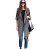 5XL Womens Autumn Spring Warm Open Front Trench Long Cloak Overcoat Waterfall Cardigan Casual Clothes For Lady Casaco Feminino