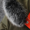 5XL Women Winter Coat Jacket Long Parkas Natural Fox Fur Hooded Outwear Female Snow Overcoat Warm Thicken 2017 Big Size New