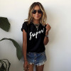 5XL Big Size 2018 New Fashion letters Print tshirts Female T-shirt Plus Size Summer Tee Shirt Ladies harajuku shirt women tops
