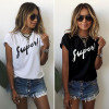 5XL Big Size 2018 New Fashion letters Print tshirts Female T-shirt Plus Size Summer Tee Shirt Ladies harajuku shirt women tops