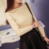 2018 Autumn spring cashmere sweater women fashion sexy big o-neck women sweaters and pullover warm Long sleeve Knitted OH100