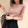 2018 Autumn spring cashmere sweater women fashion sexy big o-neck women sweaters and pullover warm Long sleeve Knitted OH100