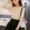 2018 Autumn spring cashmere sweater women fashion sexy big o-neck women sweaters and pullover warm Long sleeve Knitted OH100