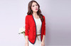 2018 autumn new women's v-neck knit cardigan thin long-sleeved sweater female