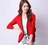 2018 autumn new women's v-neck knit cardigan thin long-sleeved sweater female
