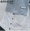 2018 autumn korean style long sleeve Blouse Shirt women tops Casual Striped Patchwork Fake Two Pieces Women Blouses Loose blusas