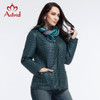 2018 Astrid Women down Jacket Autumn and Winter Coats Plus Size Jacket Fashion Leisure Brand female parkas Ukraine L-5XL AM-1590