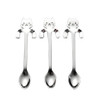 2018 1 Piece Cute Cat Spoon Long Handle Spoons Flatware Drinking Tools Kitchen Gadget F24