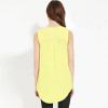 Boyfriend Style Long Blusas 2016 Summer Plus Size 6XL Fashion Sleeveless V Neck Chiffon Women Blouses Tops Shirts XXXXL 5XL