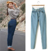 Boyfriend Jeans For Women High Waist Jeans Pencil Pants Denim Trousers Female Casual Black Jeans Ladies Pants 2016 High Quality