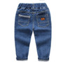 Boy sembroidery jeans 2017 Fashion Boys Jeans for Spring Fall Children's Denim Trousers Kids Blue Designed Pants free shipping