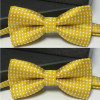 Boy Bow skinny mens Tie quality dot tie bowtie bow yellow red knitted ties for men corbatas hombre 2017 noeud papillon homme