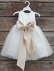 Bowtie 2016 Flower Girl Purple Dresses Real Birthday Pageant Communion Dress Little Girls Kids/Children Dress Wedding