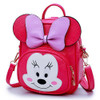 Bowknot Cute Minnie Mickey Children Cartoon School Backpack For 0-3 years old Boys And Girls Lovely Cartoon Schoolbag MAQ52