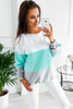 2017 Autumn Winter O-Neck Long Sleeve loose Pullovers back V collar Warm Blouse Women Knitted Sweatshirts pull femme tops