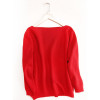2017 Autumn winter NEW Women's Cashmere Sweater Fashion one collar loose bat sweater Knit pullover female Wool Sweaters thick