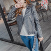 2017 Autumn Winter New Women Motorcycle Faux Leather Jacket Lady Slim Long Sleeve Zipper Coat Hot Clothes Drop Shipping