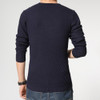 2017 Autumn Winter New Arrival Mens Sweater Fashion V Neck Solid Pullover Sweater Men Casual Slim Fit Knitted Mens Pullovers 5XL
