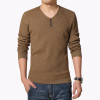 2017 Autumn Winter New Arrival Mens Sweater Fashion V Neck Solid Pullover Sweater Men Casual Slim Fit Knitted Mens Pullovers 5XL