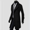 2017 Autumn Winter Men's Fashion Casual Double Breasted Long Trench Coat Jacket Pea Coat Business Overcoat British Style