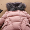 2017 Autumn Winter Jacket Women Parkas for women Thick Warm Wadded Jackets and coats With a Hood Large Faux Fur Collar Coat