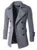 2017 Autumn Winter Jacket Men Peacoat Mens Jackets And Coats Brand Clothing Male Chaqueta Hombre Wool &amp; Blends Men M-XXL