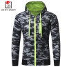 2017 Autumn Winter Hoodies Men Sudaderas Hombre Hip Hop Mens Brand Camouflage Hooded Zipper Hoodie Sweatshirt Slim Fit Men Hoody