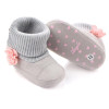 2017 Autumn Winter Baby Shoes Crib Pram Bebe First Walkers Kids Newborn Infant Toddler Super Keep Warm Flower Boots