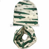 2017 Autumn Winter animal print Cotton Baby Hat scarf Girl Boy beanies Toddler hat scarf set Kids Caps baby child cap