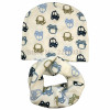 2017 Autumn Winter animal print Cotton Baby Hat scarf Girl Boy beanies Toddler hat scarf set Kids Caps baby child cap