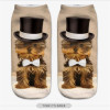 3D Printed Socks Women Cotton Comfortable Unisex Cute Short Socks Low Cut Ankle Socks Multiplecolors Animal Shape Dog Art Socks