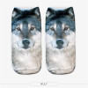 3D Printed Socks Women Cotton Comfortable Unisex Cute Short Socks Low Cut Ankle Socks Multiplecolors Animal Shape Dog Art Socks