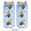 3D Printed Socks Women Cotton Comfortable Unisex Cute Short Socks Low Cut Ankle Socks Multiplecolors Animal Shape Dog Art Socks