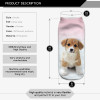 3D Printed Socks Unisex Low Cut Ankle Socks Women Sock Casual Cute Baby Dog Print Socks Dulaiduwan